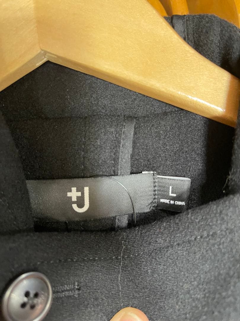 【美品✨】＋J ユニクロ ダッフルコート ブラック L