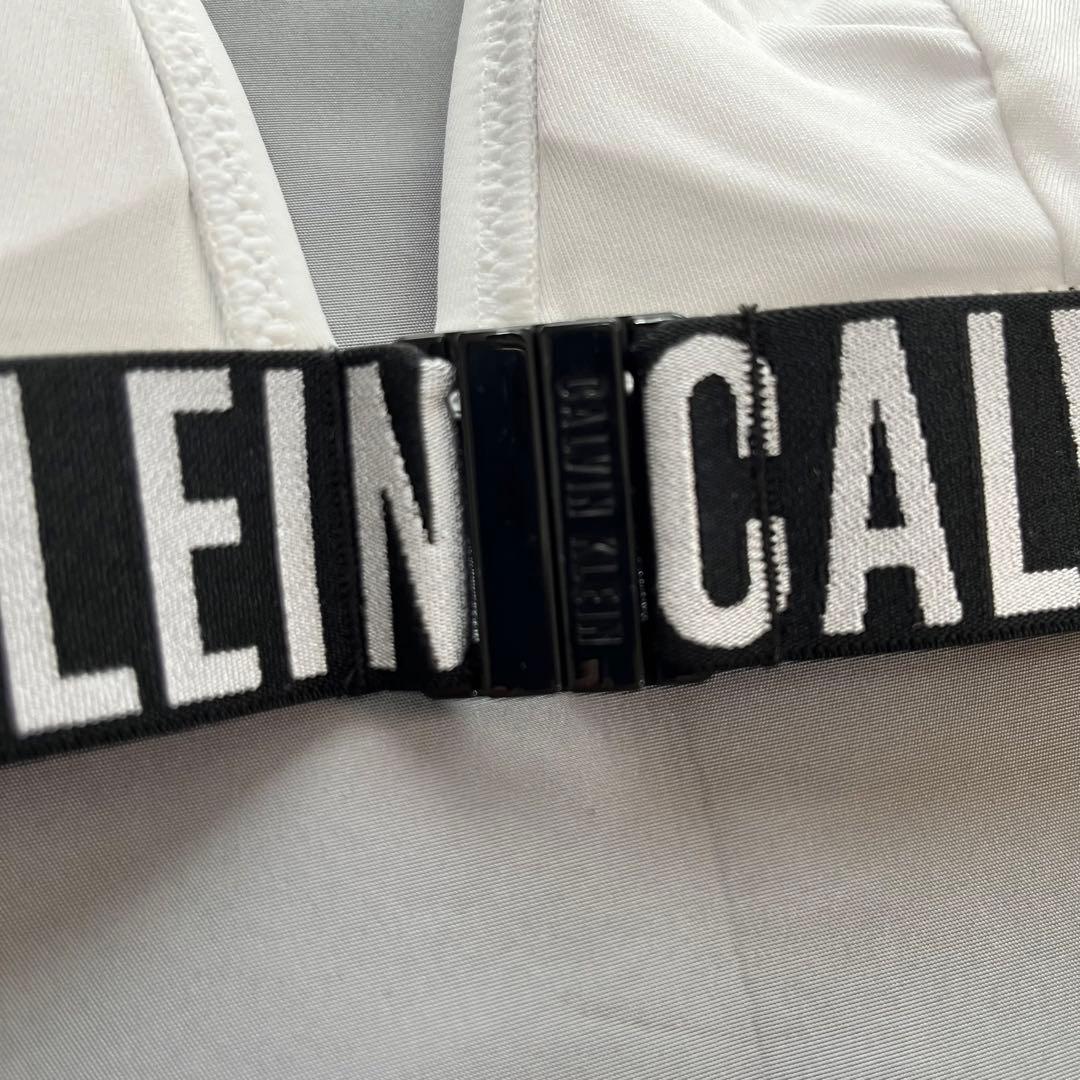 カルバンクライン スイムウェア ロゴ ホワイト 水着 ビキニ S