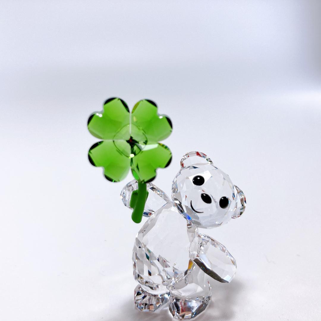 スワロフスキー Krisベア Lucky Charm 置物　|2820|☆