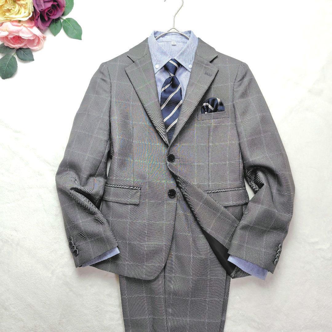 極美品✨ワンダーファクトリー 男子 150 卒業式 フォーマルスーツ 5点セット