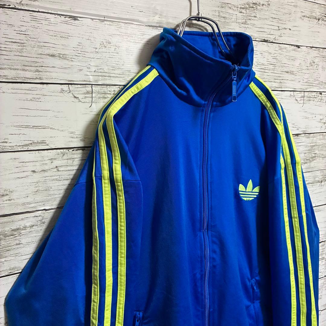 アディダス　トレフォイルロゴ　刺繍　トラックジャケット ジャージ