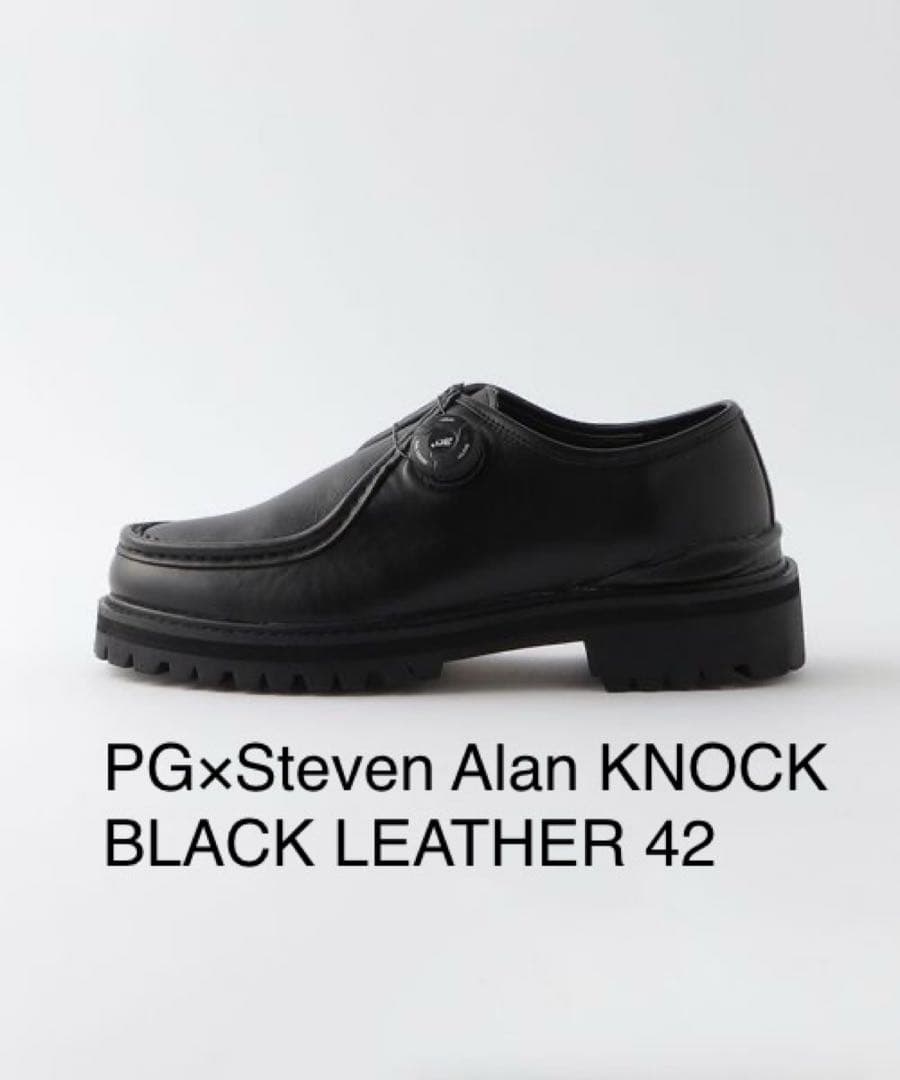 ＜PG × Steven Alan＞KNOCK BLACK LEATHER 42