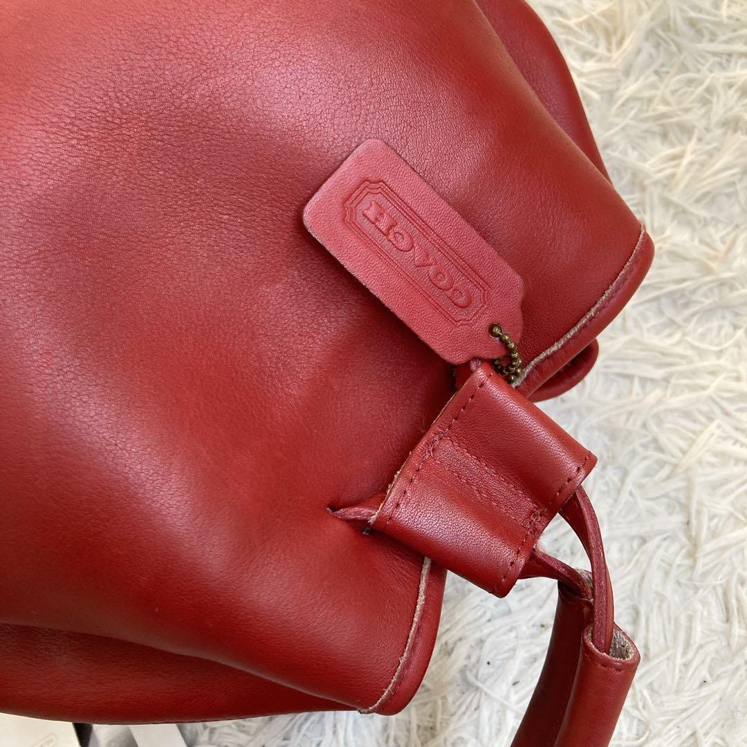 未使用保管品 vintage coach old usa backpack巾着