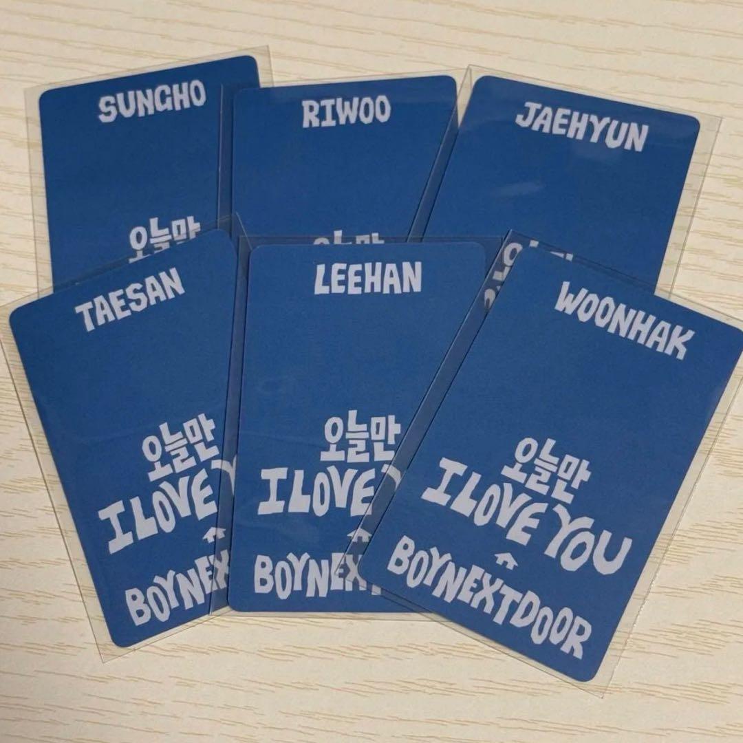 BOYNEXTDOOR ラインミュージック 再生キャンペーン トレカ 6枚セット