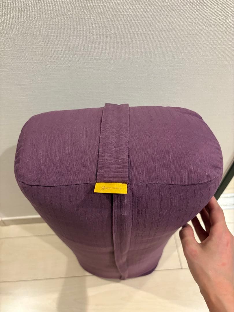 【美品】yoga works ヨガポール・ボルスター パープル