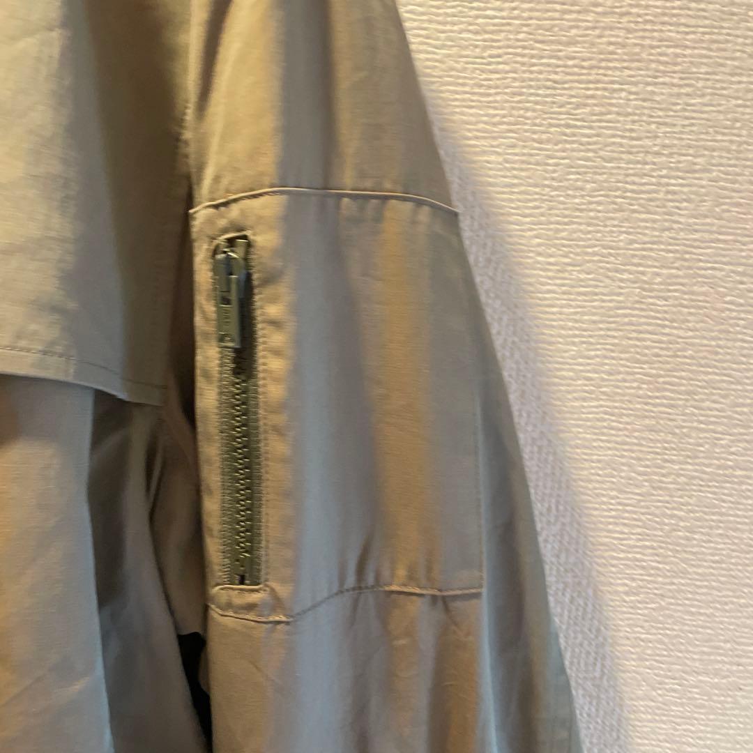 80's90's英国製別注【バーバリー×マルゼン】玉虫色ハーフコートカバーオール