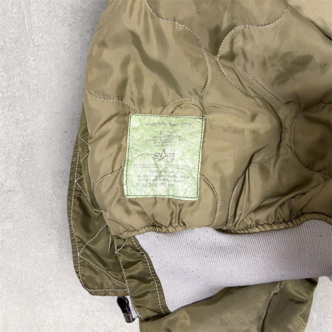 90s ALPHAINDUSTRIES CWU-45/Pフライトジャケット