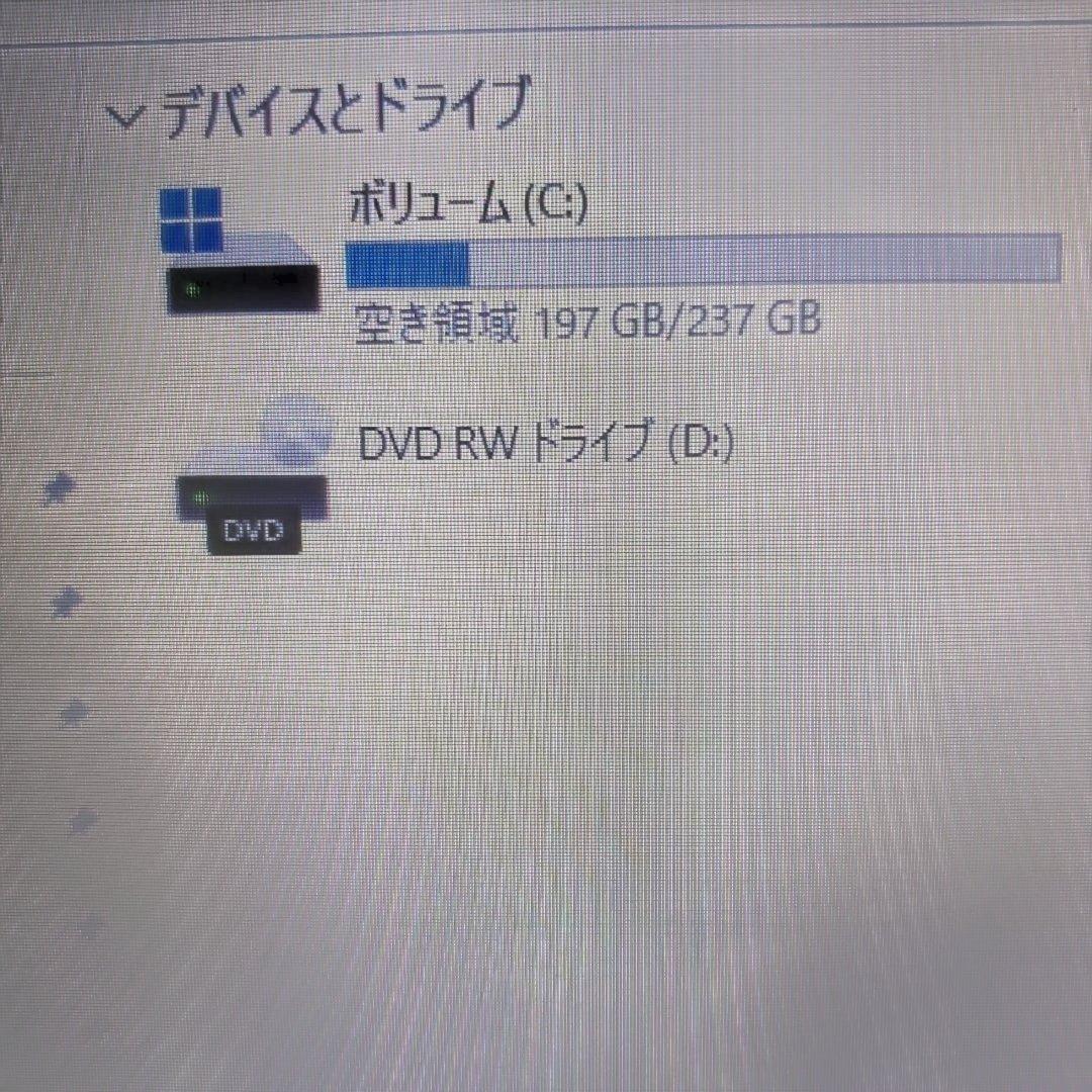 値下げ　すぐ使える 富士通 AH42/B2 Win11 SSD