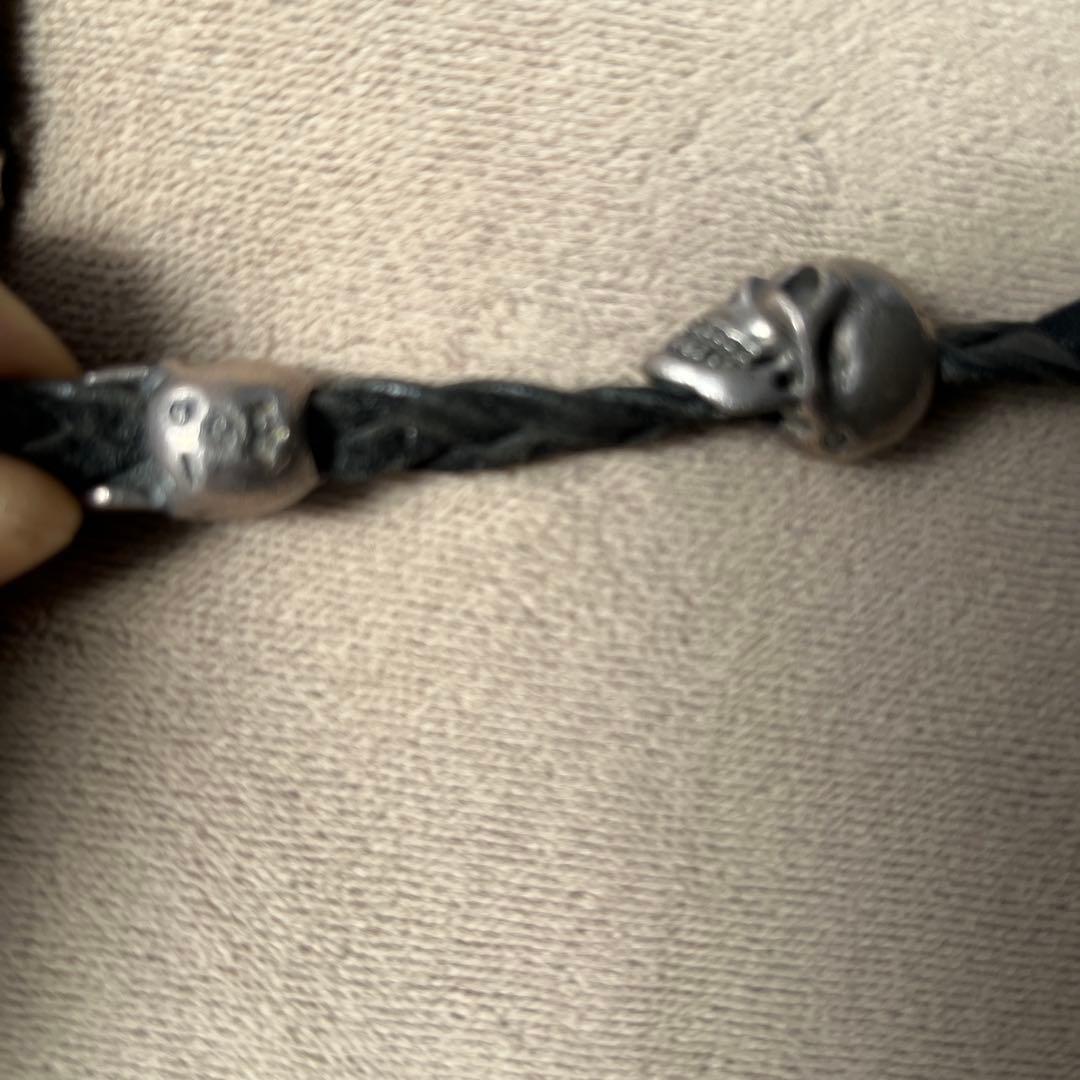 生前ガボール4ハートクラウン9スカルウォレットチェーン