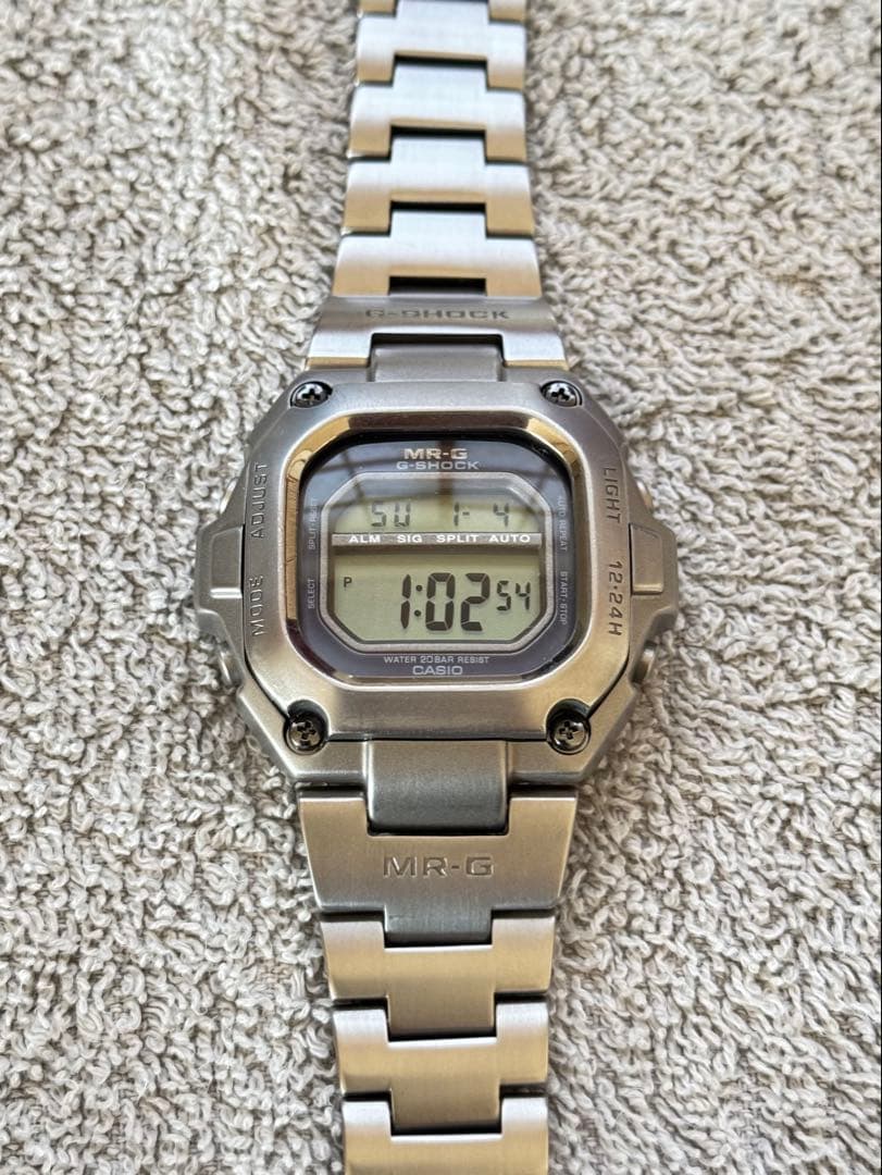 【NYテイスト】カシオMRG-110TBNブルーノートコラボチタン