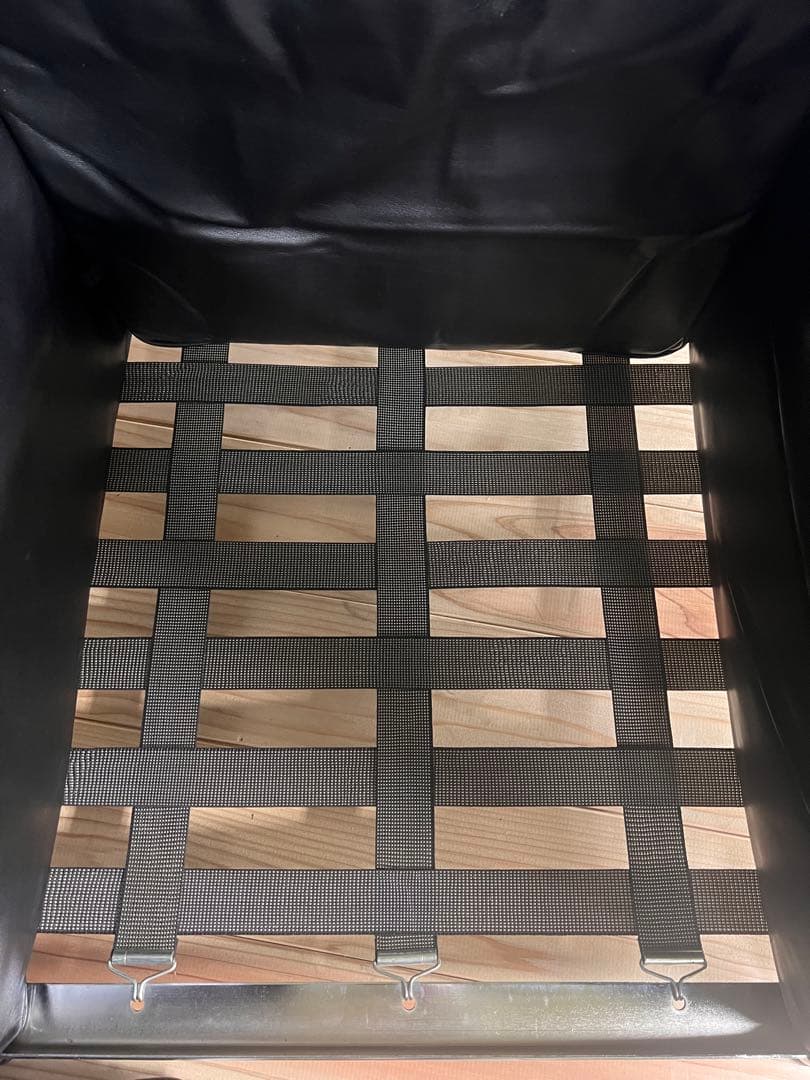 【極美品】 LC2 リプロダクト IDC大塚家具 黒本革 ル・コルビュジエ