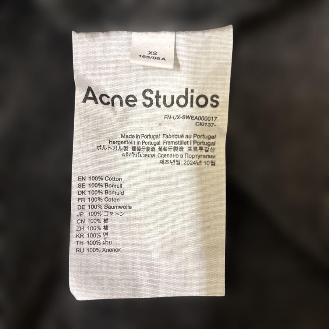 アクネ ストゥディオズ Acne Studios グレー クロップドスウェット