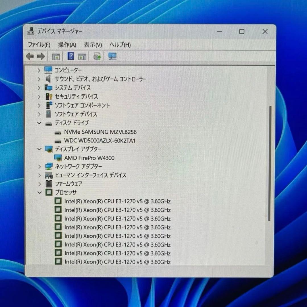 Windowsデスクトップ Dell Precision Tower 3620 Xeon E3-1270