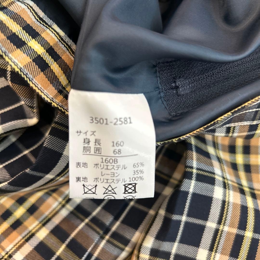 小学生卒業式　ジャケット・スカート・シャツ・ネクタイ4点セット　160サイズ