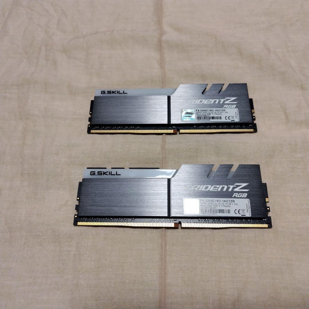 G.Skill DDR4-3200メモリ 8GB 2枚
