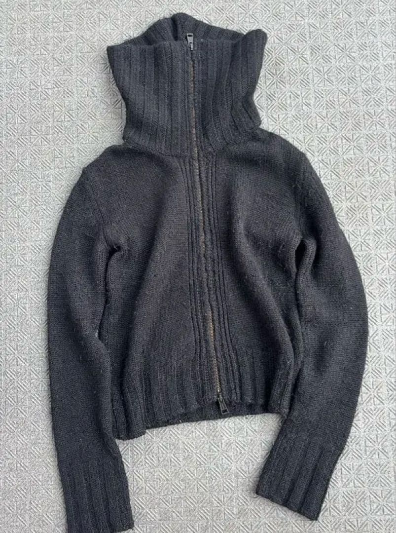 Ann demeulemeester ドライバーズニット　黒　アーカイブ