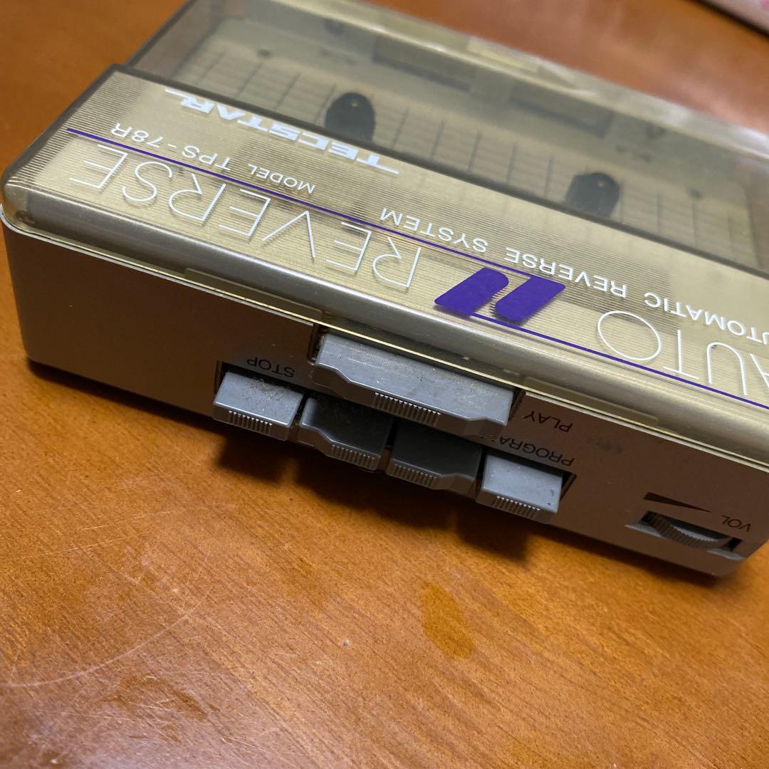 TECSTER TPS-78R ポータブルカセットプレーヤー　ジャンク品