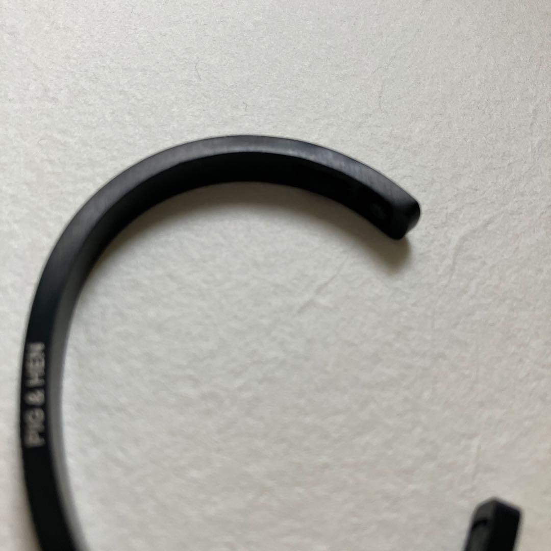 新品 PIG&HEN ピッグアンドヘン NAVARCH 6mm バングル