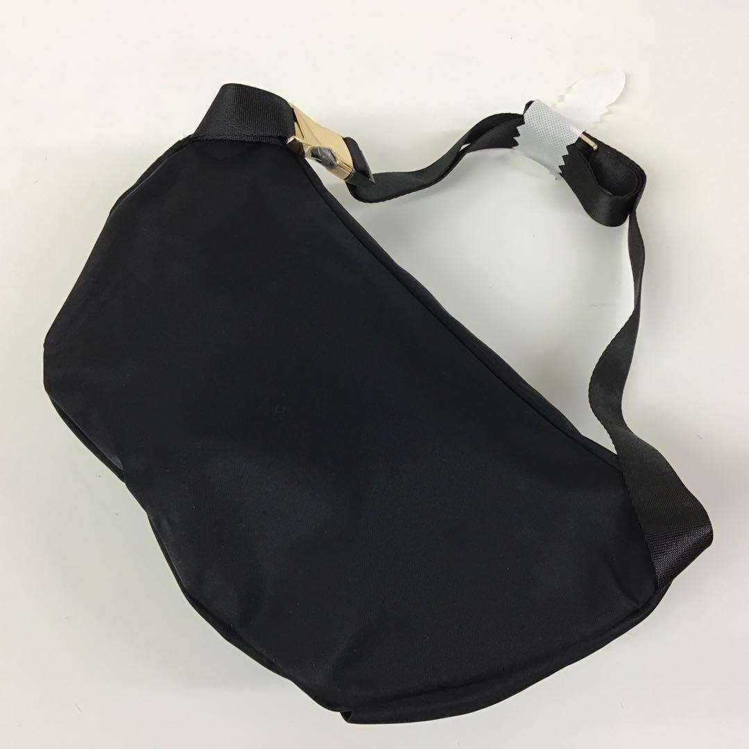 TOCCA トッカ　リボン　ウエストポーチ　ボディーバッグ　美品　ブラック