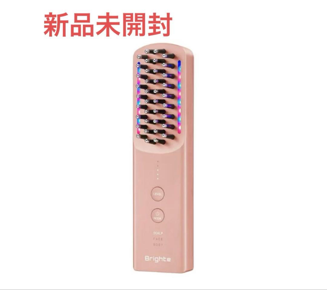 ブライトエレキブラシ　美顔器 ピンク