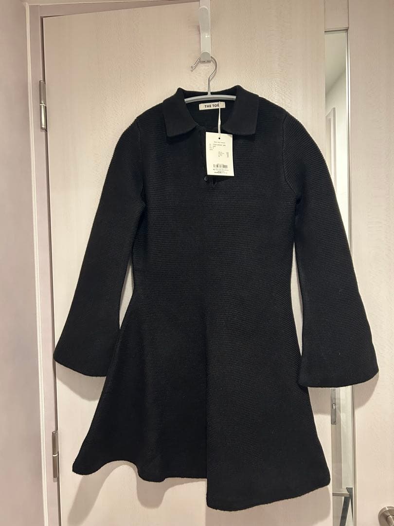 the toe Reims Flare Onepiece フレアワンピース　黒