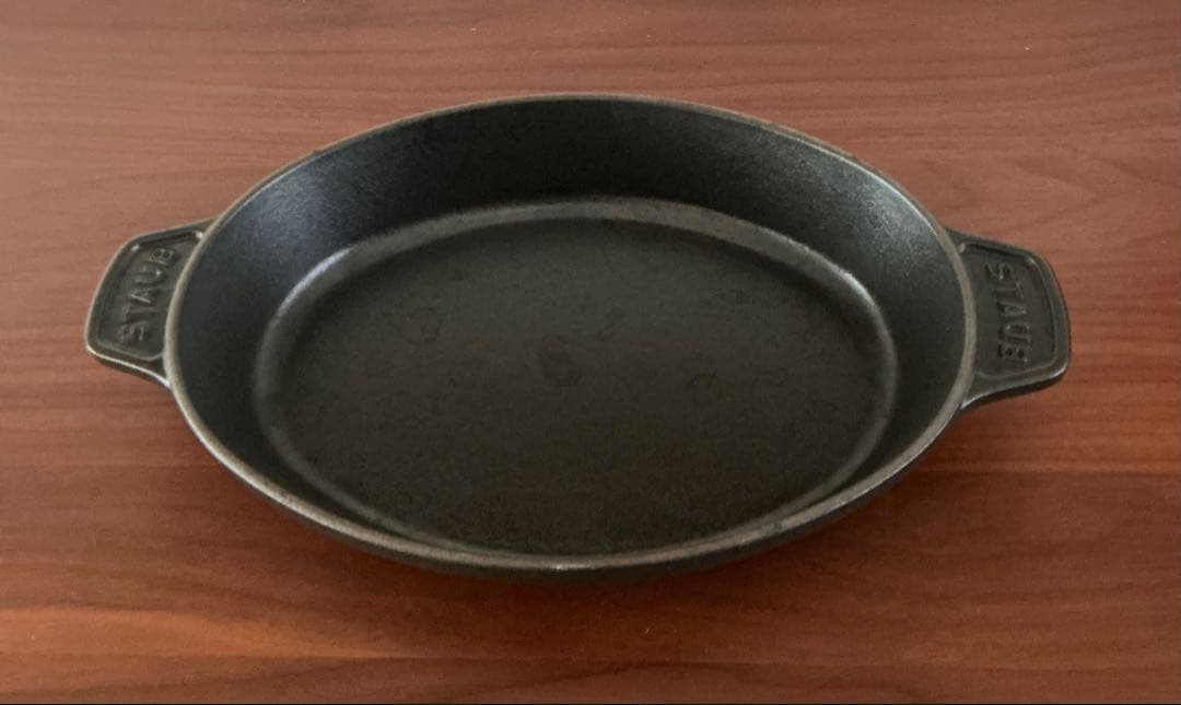 staub ストウブ オーバルホットプレート 23cm ブラック