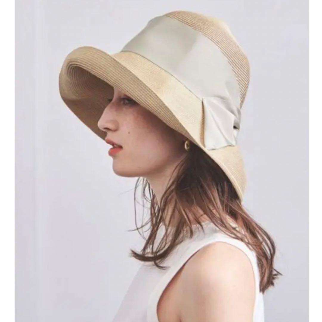 美品　Athena New York リボン付き麦わら帽子