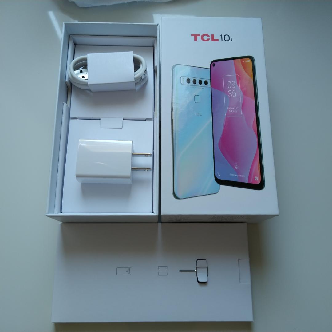 ＊TCL 10 L　クリスタルホワイト＊　　◆ROM128GB/◆RAM6GB
