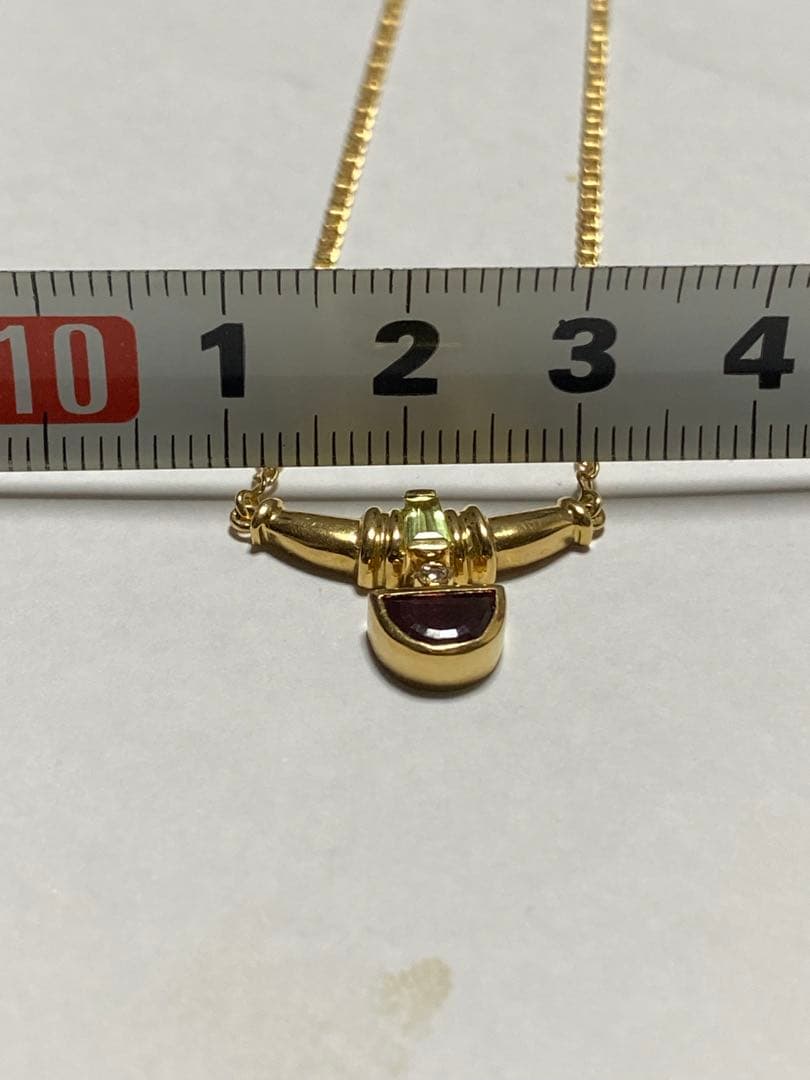 イタリー製ネックレス750アンティーク