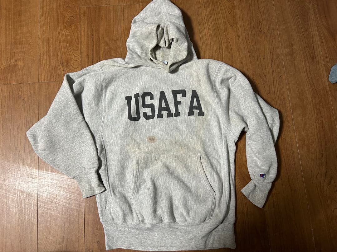 90s Champion リバースウィーブUSAFA リフレクターpt パーカー