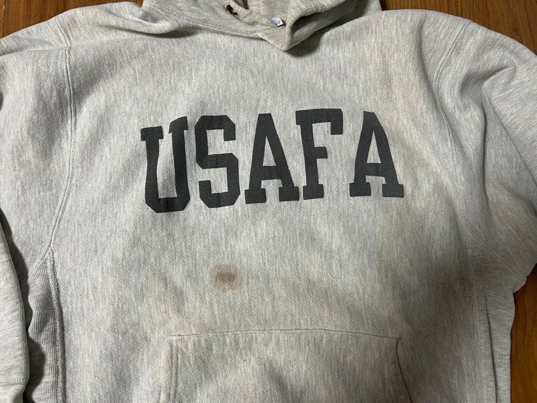 90s Champion リバースウィーブUSAFA リフレクターpt パーカー