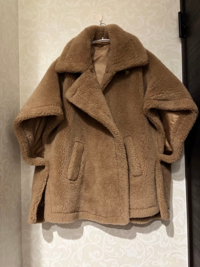 テディ風ケープコート