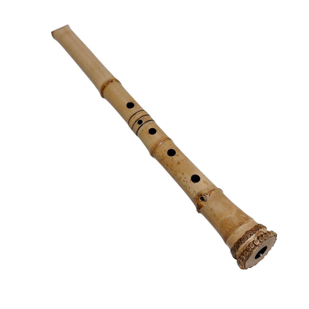 尺八 琴古流 竹治 七孔 一尺六寸管 【音出し確認済み】