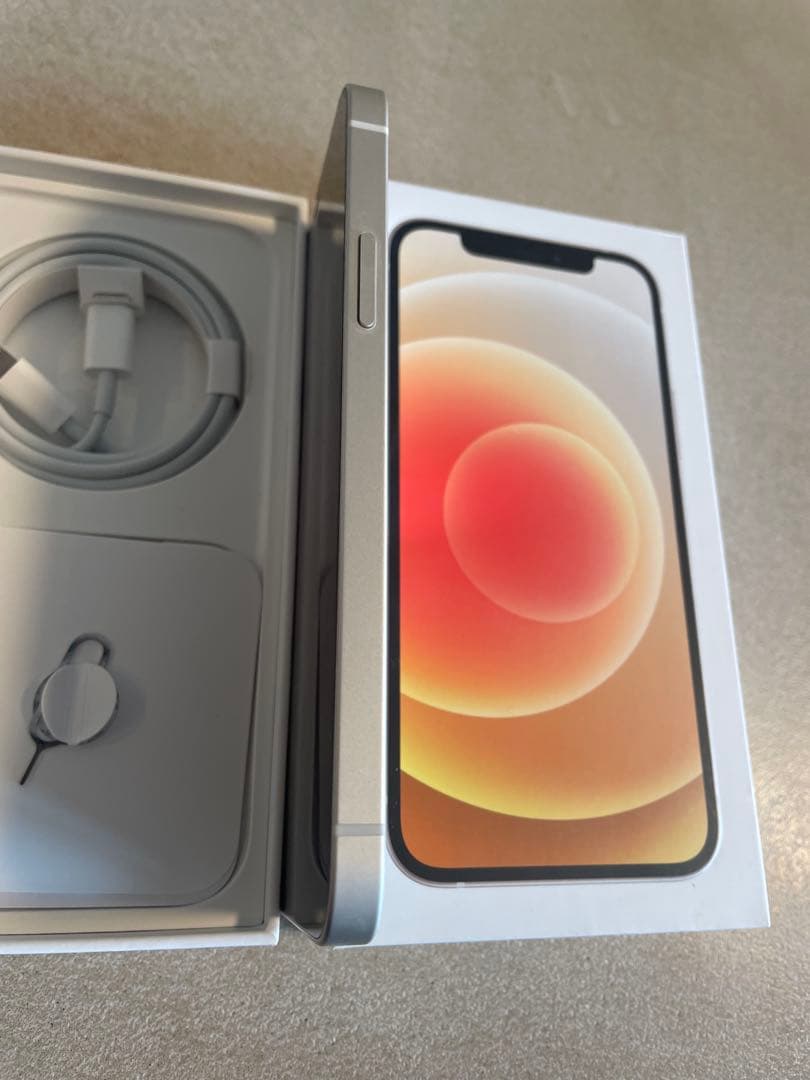 Apple iphone12 128GB ホワイト 付属品/箱あり