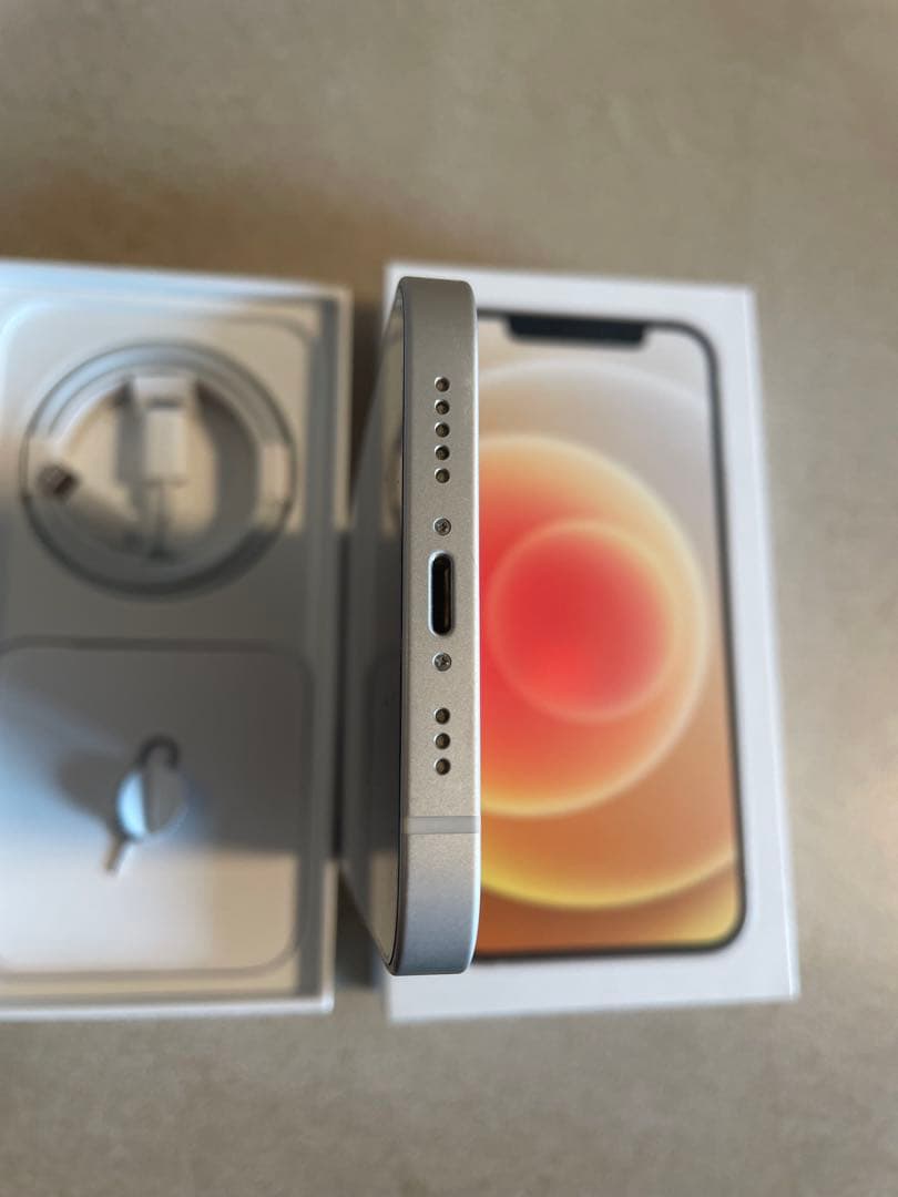 Apple iphone12 128GB ホワイト 付属品/箱あり