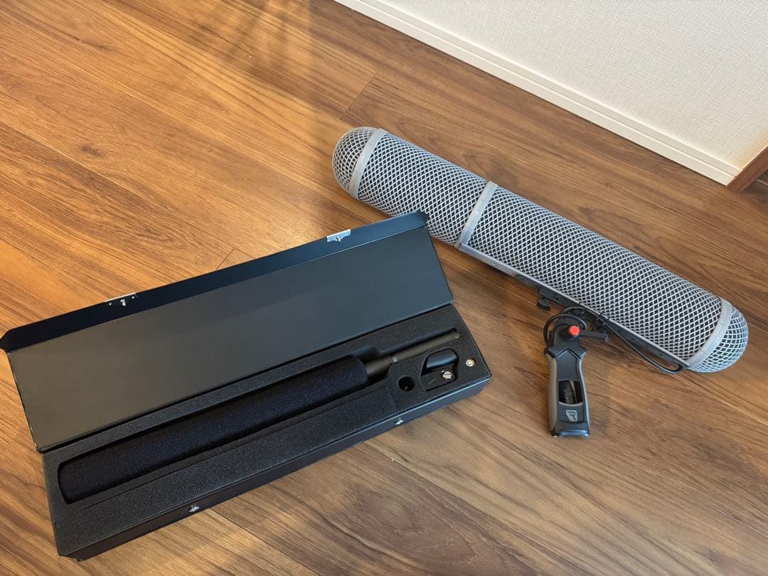 ガンマイク(audio-technica)とシールドキット(Rycote)