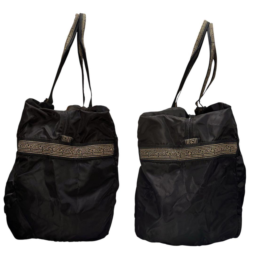 GIANNI VERSACE ヴェルサーチ ボストンバッグ メデューサ グレカ柄