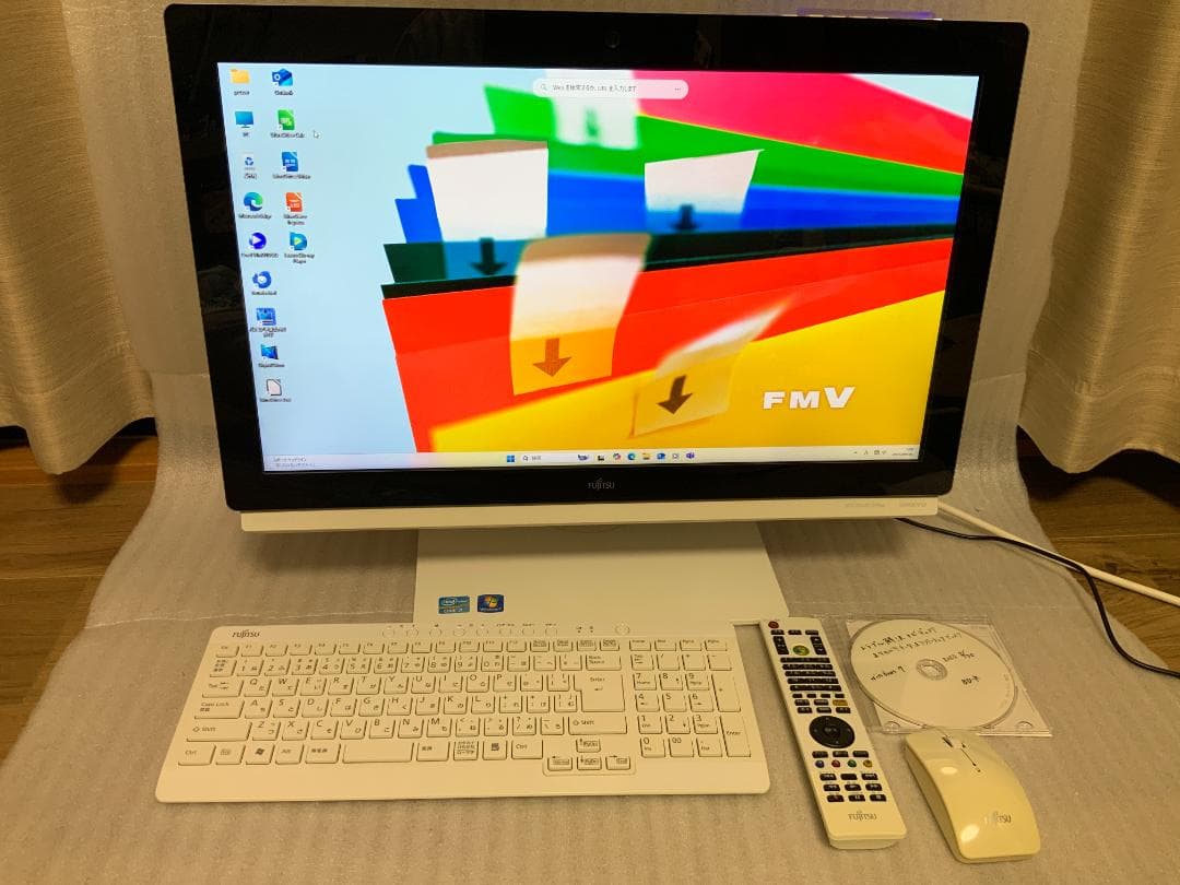 富士通FMVF77GDW/Win11/i7/8GB/2TB/BD/TV視聴可