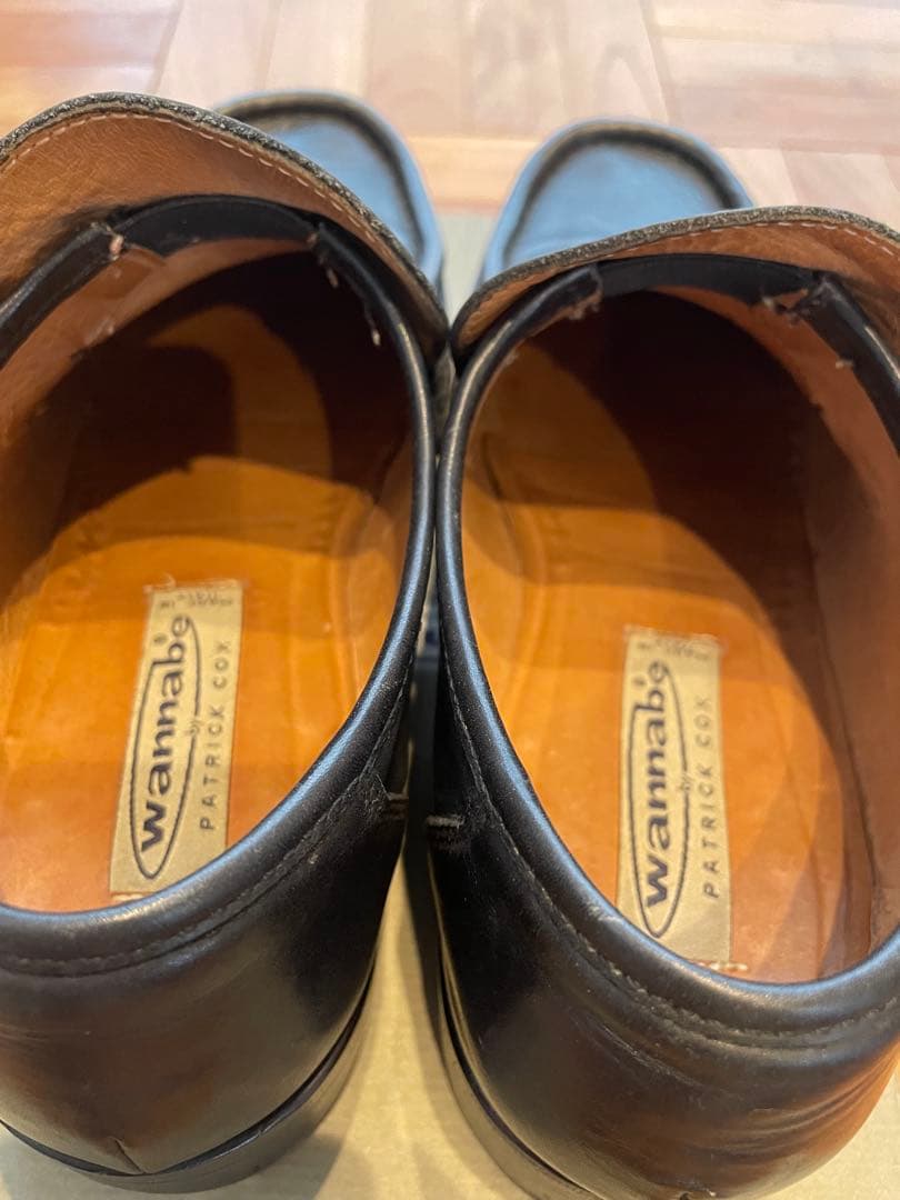 美品！Patrick cox 黒 ローファー 41