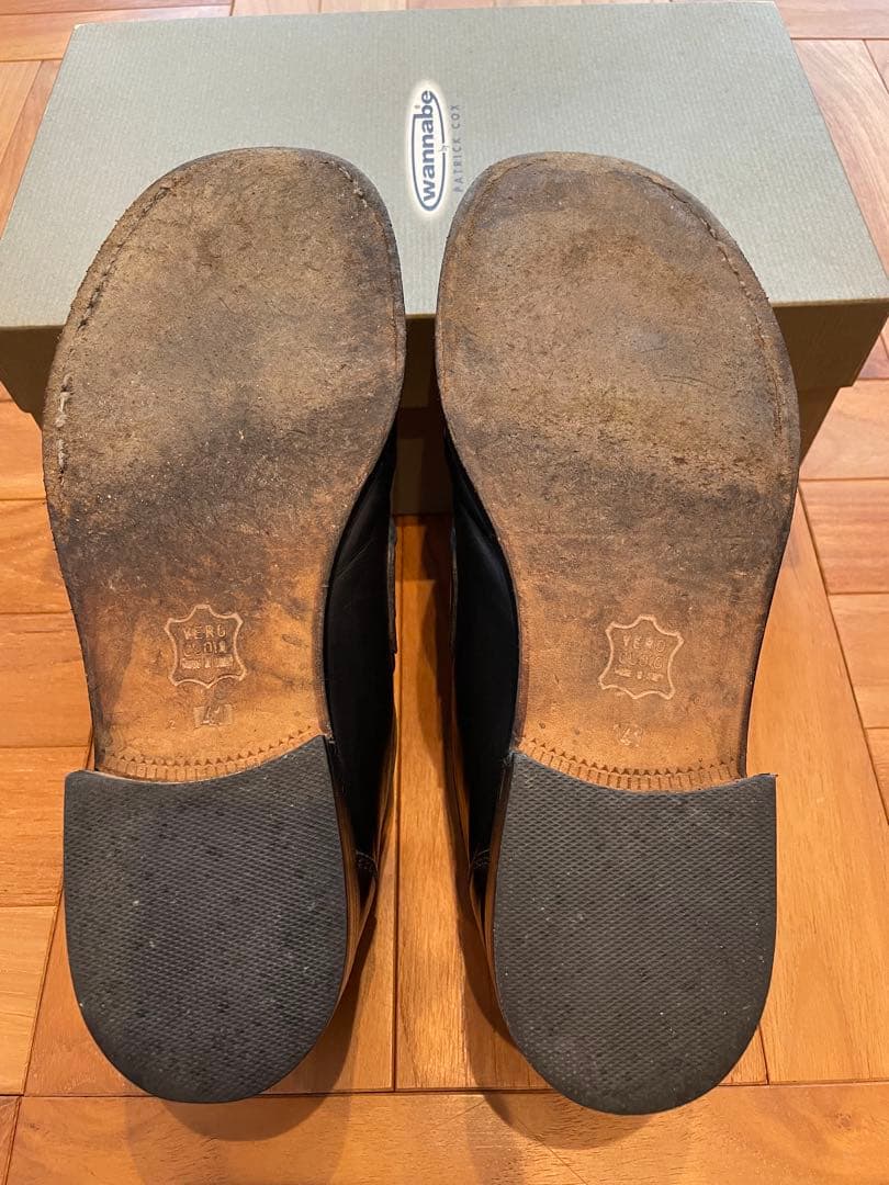 美品！Patrick cox 黒 ローファー 41