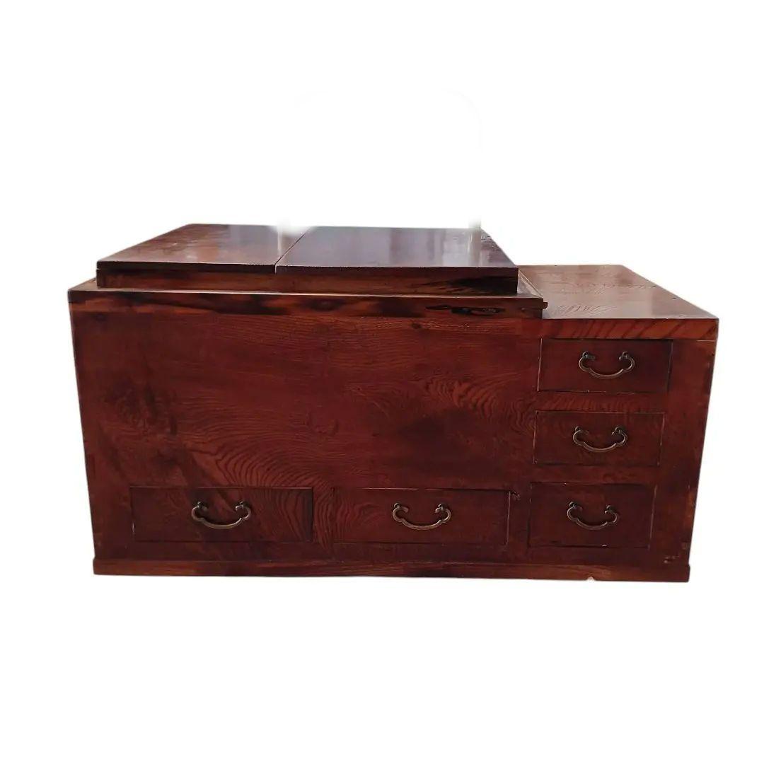 送料込み☆アンティーク【長火鉢/囲炉裏】木製