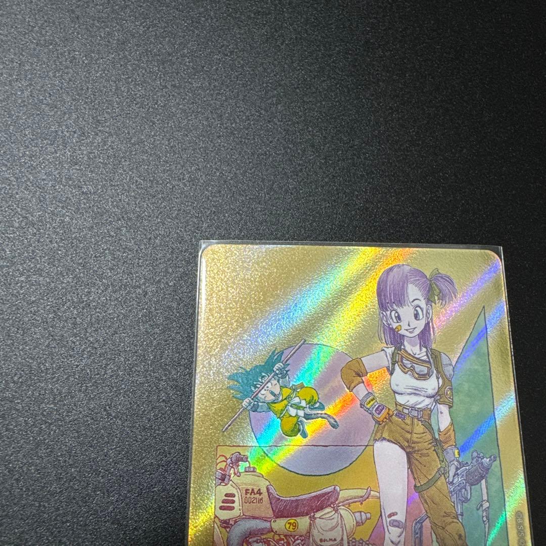 【美品】ドラゴンボールマンガブースター02 エナジーマーカーE-73 金 ブルマ