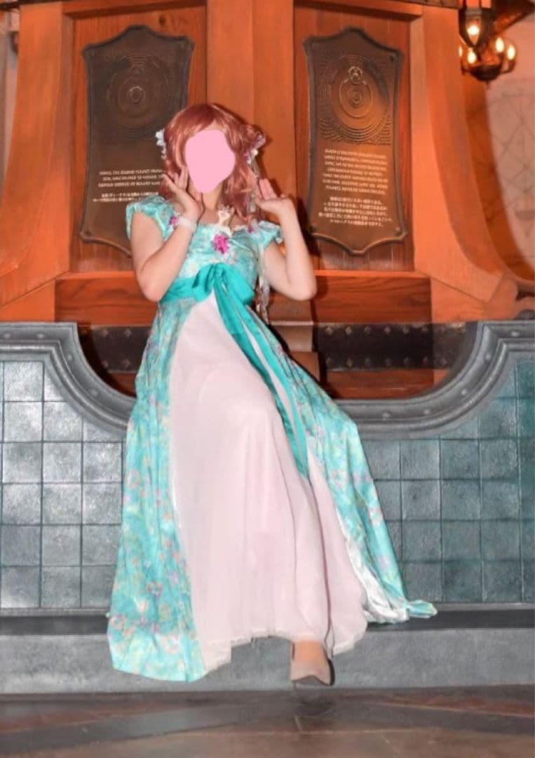 Dハロ　魔法にかけられて　ジゼル　衣装+ウィッグセット