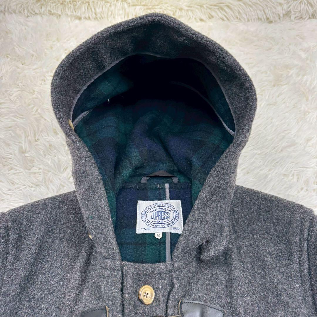 極美品✨ J.PRESS ジェイプレス メルトンウール ダッフルコート　Mサイズ