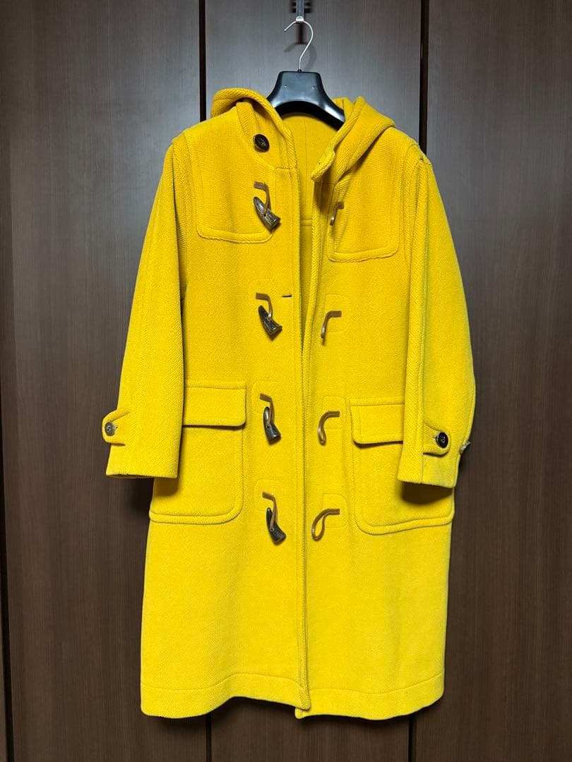 Moorebrook 100%ウール ダッフルコート イエロー