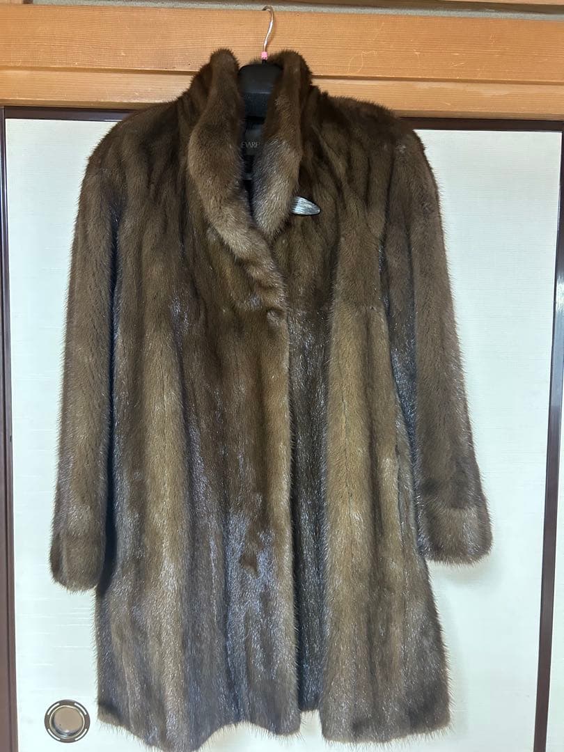 meisel peskin 毛皮　茶色　ダークブラウン