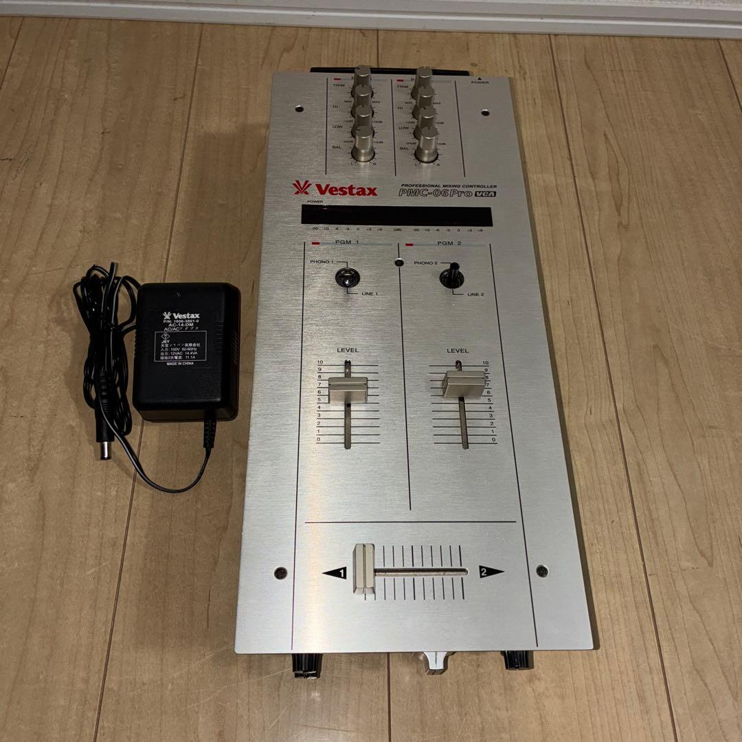 Vestax ベスタクス PMC-06Pro VCA DJ ミキサー 付属品付き