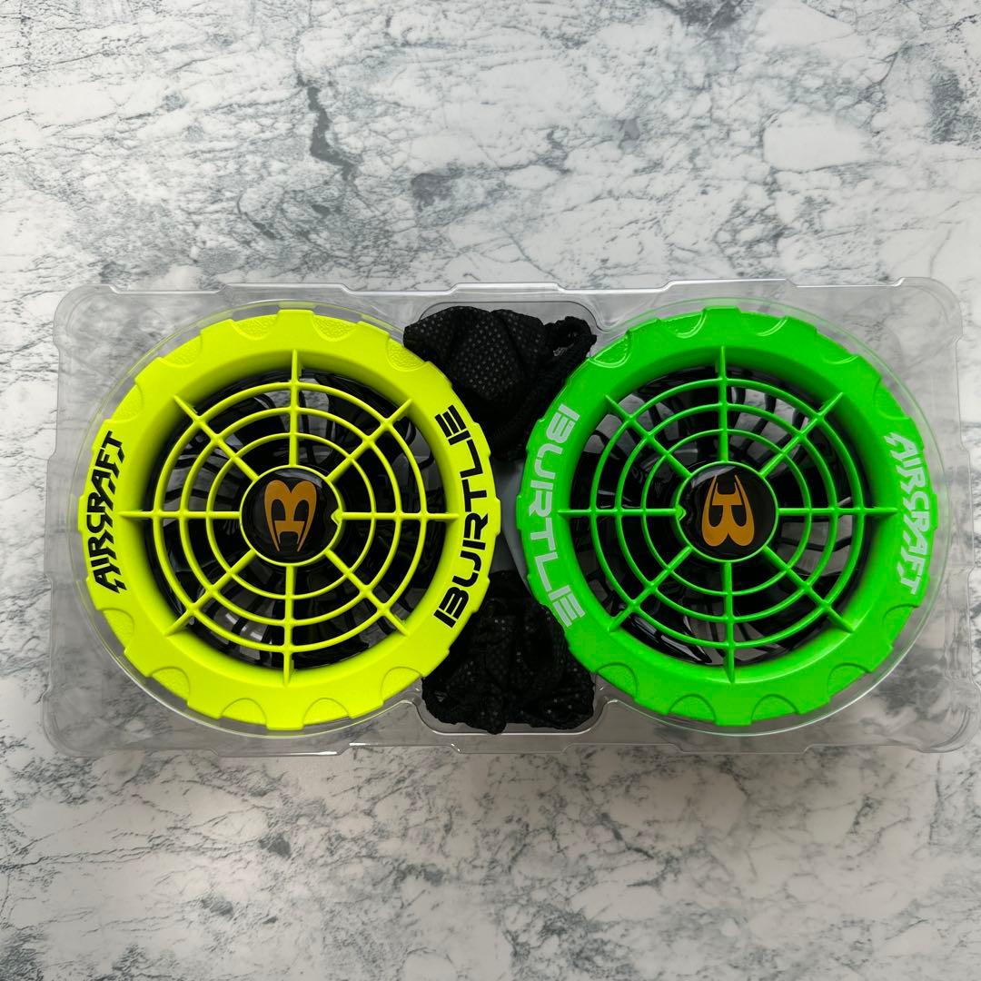 限定品 バートル ファン アシンメトリー イエロー　ライム AC371 ❶