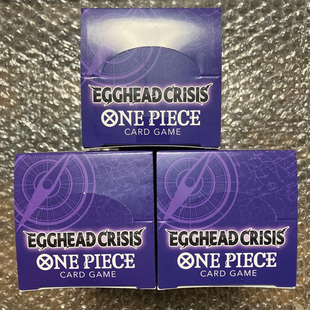 ワンピースカード　エッグヘッドクライシス　テープ付き　3BOX