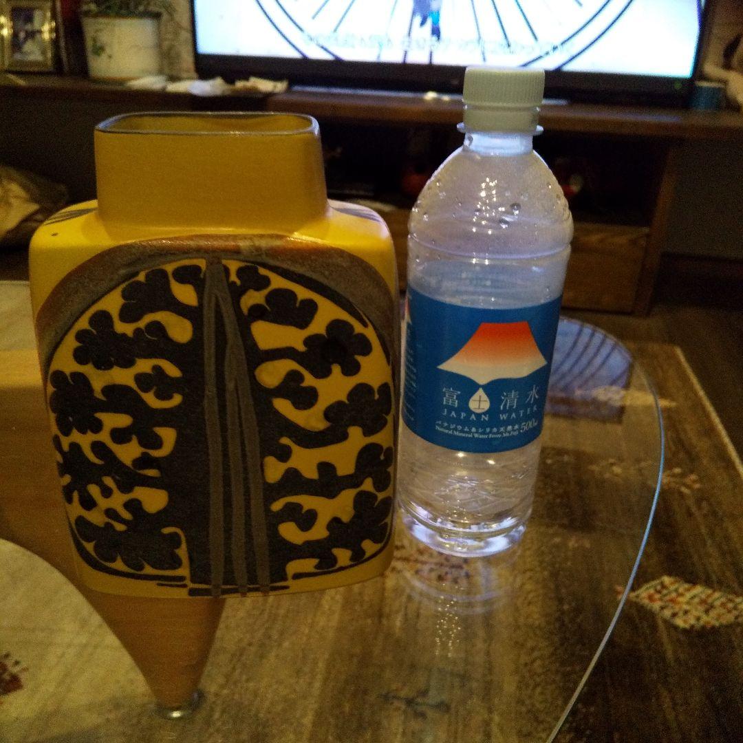 イエロー 花瓶 木の模様 181/186 希少価値‼️ロイヤルコペンハーゲン‼️